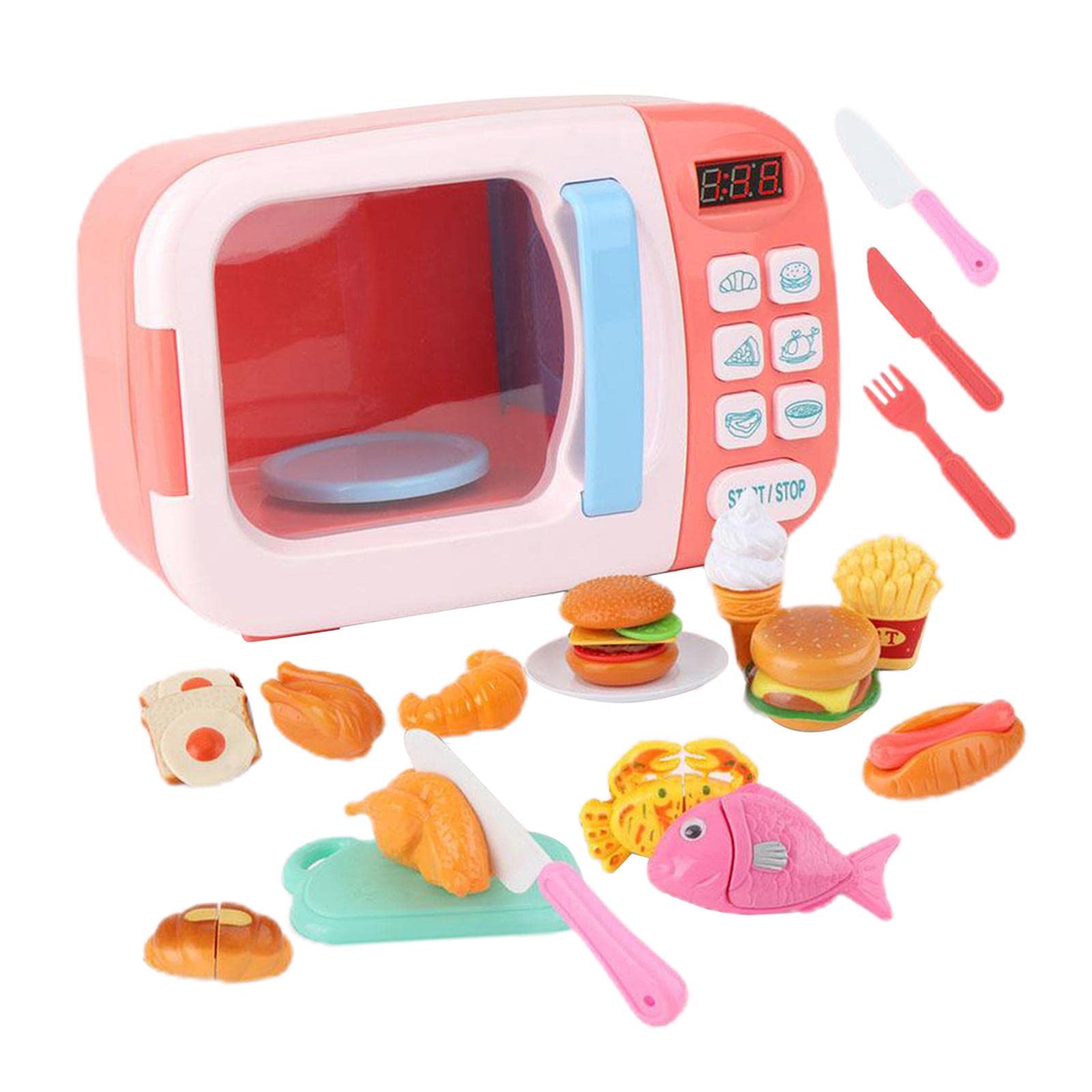 Amazon | T TOOYFUL 電子レンジキッチンおもちゃ おままごとセット